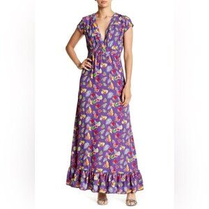 Romeo & Juliet Couture Maxi Floral Dress size Large